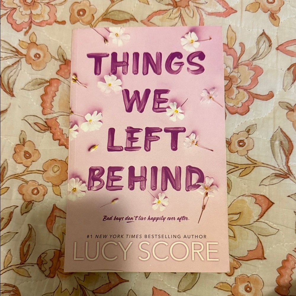 Pink 'Things We Left Behind' Book by Lucy Score